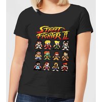 Street Fighter 2 Pixel Characters Damen T-Shirt - Schwarz - L von Street Fighter