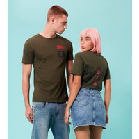 Street Fighter Arcade Guile Unisex T-Shirt - Dunkelgrün - S - Waldgrün von Street Fighter