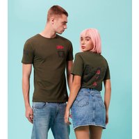 Street Fighter Arcade Guile Unisex T-Shirt - Dunkelgrün - XXL - Waldgrün von Street Fighter