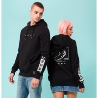 Street Fighter Arcade Hadoken Unisex Hoodie - Black - L - Schwarz von Street Fighter