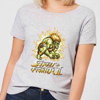 Street Fighter Blanka 16-bit Damen T-Shirt - Grau - 3XL von Street Fighter