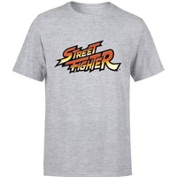 Street Fighter Logo Mens T-Shirt - Grau - XS von Street Fighter