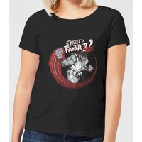 Street Fighter RYU Sketch Damen T-Shirt - Schwarz - XS von Street Fighter