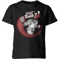 Street Fighter RYU Sketch Kinder T-Shirt - Schwarz - 7-8 Jahre von Street Fighter