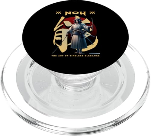 Noh - Japanischer Schwertkämpfer PopSockets PopGrip für MagSafe von Street Style Collective