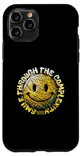 Smile Through The Complexity — Kühne urbane Ästhetik Hülle für iPhone 11 Pro Smile Through The Complexity — Kühne urbane Ästhetik Hülle für iPhone 11 Pro von Street Style Collective