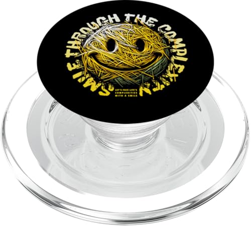 Smile Through The Complexity — Kühne urbane Ästhetik PopSockets PopGrip für MagSafe Smile Through The Complexity — Kühne urbane Ästhetik PopSockets PopGrip für MagSafe von Street Style Collective