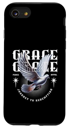 Streetwear Dove Grace — Mutige urbane Ästhetik Hülle für iPhone SE (2020) / 7 / 8 von Street Style Collective