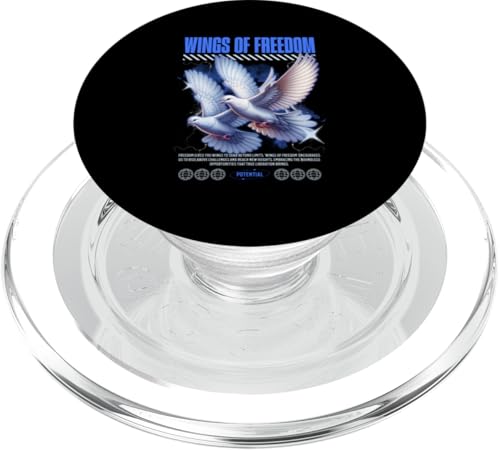 Streetwear - Wings of Freedom - Kühne urbane Ästhetik PopSockets PopGrip für MagSafe Streetwear - Wings of Freedom - Kühne urbane Ästhetik PopSockets PopGrip für MagSafe von Street Style Collective