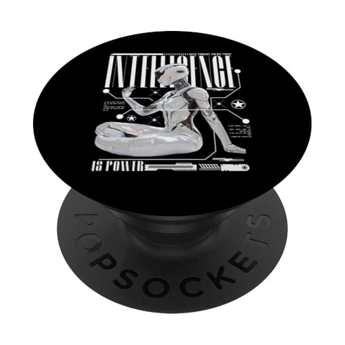 Y2K Robot - Kühne urbane Graffiti-Ästhetik PopSockets Klebender PopGrip Y2K Robot - Kühne urbane Graffiti-Ästhetik PopSockets Klebender PopGrip von Street Style Collective