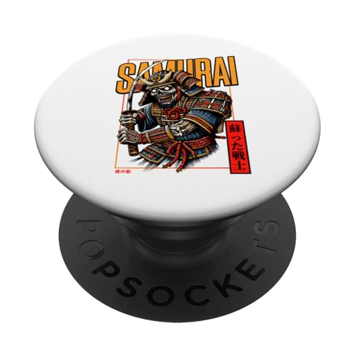 Zombie – Japanischer Schwertkämpfer PopSockets Klebender PopGrip von Street Style Collective