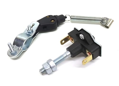 Bremslichtschalter Set vorne hinten passend für Hercules, Zündapp, Kreidler, Puch Flory 50 2T 4T AC – Kontaktschalter für Bremse vorne & hinten, Ersatzschalter Set von Streetparts24