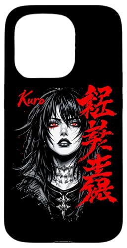 Kawaii Manga Anime HARAJUKU Y2K Hülle für iPhone 15 Pro von Streetwear Japan Cyberpunk Manga Hip Hop Techwear