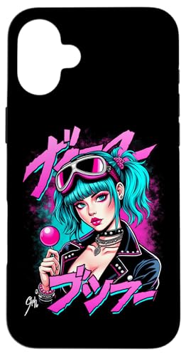 Kawaii Manga Anime HARAJUKU Y2K Hülle für iPhone 16 Plus Kawaii Manga Anime HARAJUKU Y2K Hülle für iPhone 16 Plus von Streetwear Japan Cyberpunk Manga Hip Hop Techwear