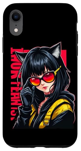Kawaii Manga Anime HARAJUKU Y2K Hülle für iPhone XR von Streetwear Japan Cyberpunk Manga Hip Hop Techwear