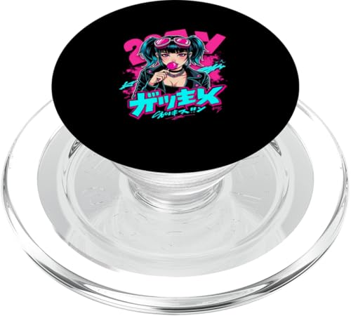 Kawaii Manga Anime HARAJUKU Y2K PopSockets PopGrip für MagSafe von Streetwear Japan Cyberpunk Manga Hip Hop Techwear