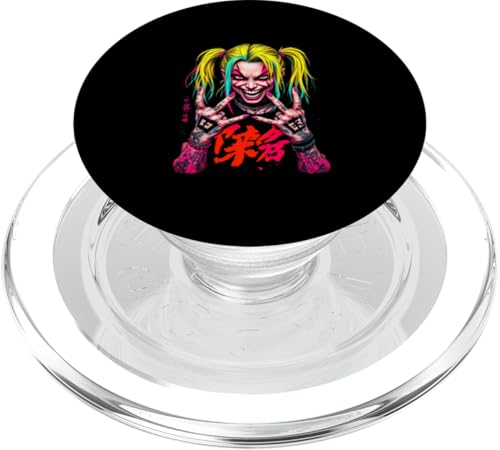 Kawaii Manga Anime HARAJUKU Y2K PopSockets PopGrip für MagSafe von Streetwear Japan Cyberpunk Manga Hip Hop Techwear