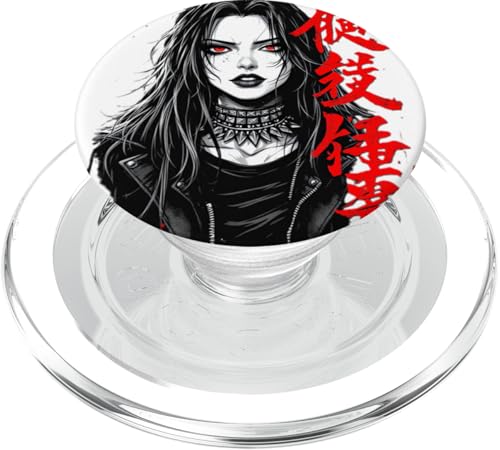 Kawaii Manga Anime HARAJUKU Y2K PopSockets PopGrip für MagSafe von Streetwear Japan Cyberpunk Manga Hip Hop Techwear