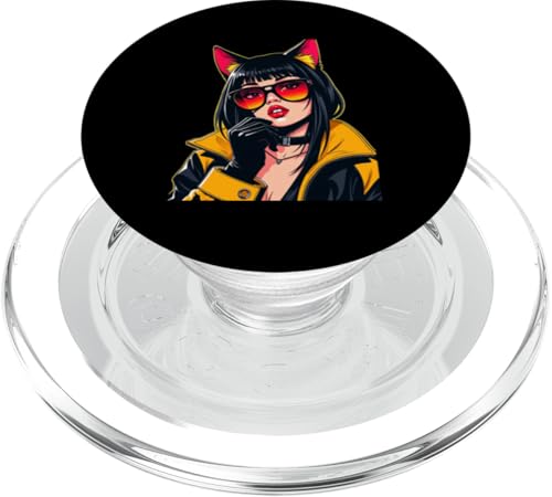 Kawaii Manga Anime HARAJUKU Y2K PopSockets PopGrip für MagSafe von Streetwear Japan Cyberpunk Manga Hip Hop Techwear