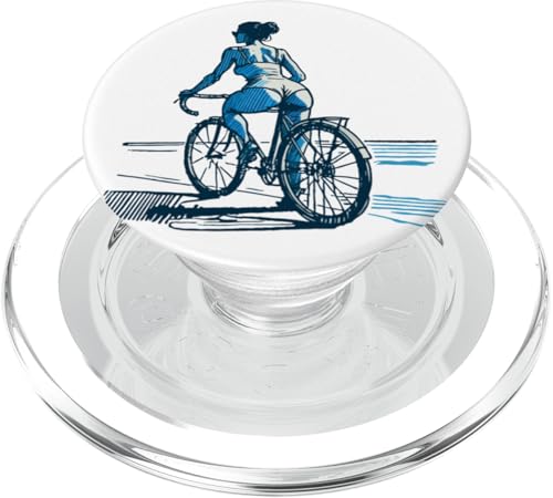 Ästhetisches Rennrad Design für stilvolle Fahrradfans PopSockets PopGrip für MagSafe von Streetwear cyclist design for bike lovers