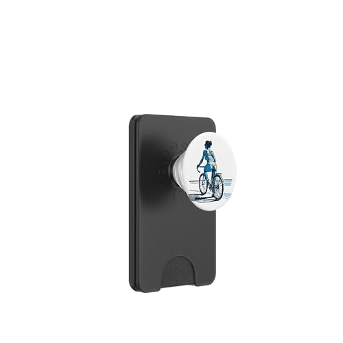 Ästhetisches Rennrad Design für stilvolle Fahrradfans PopSockets PopWallet für MagSafe von Streetwear cyclist design for bike lovers