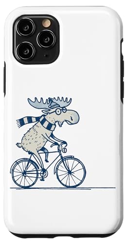 Elch Fahrrad Cartoon Design mit Humor im Retro Stil Hülle für iPhone 11 Pro Elch Fahrrad Cartoon Design mit Humor im Retro Stil Hülle für iPhone 11 Pro von Streetwear cyclist design for bike lovers