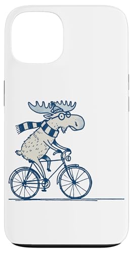 Elch Fahrrad Cartoon Design mit Humor im Retro Stil Hülle für iPhone 13 Elch Fahrrad Cartoon Design mit Humor im Retro Stil Hülle für iPhone 13 von Streetwear cyclist design for bike lovers