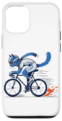 Fahrrad Katze für stylische Rennradfahrer Hülle für iPhone 12/12 Pro von Streetwear cyclist design for bike lovers