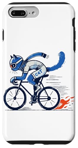 Fahrrad Katze für stylische Rennradfahrer Hülle für iPhone 7 Plus/8 Plus von Streetwear cyclist design for bike lovers