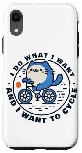 Fahrrad Katze mit frechem Spruch für Radrebellen Hülle für iPhone XR Fahrrad Katze mit frechem Spruch für Radrebellen Hülle für iPhone XR von Streetwear cyclist design for bike lovers
