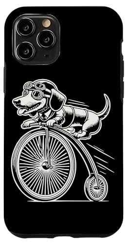 Fahrradfahrender Dackel im Retro Stil mit Humor Hülle für iPhone 11 Pro Fahrradfahrender Dackel im Retro Stil mit Humor Hülle für iPhone 11 Pro von Streetwear cyclist design for bike lovers