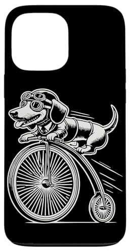 Fahrradfahrender Dackel im Retro Stil mit Humor Hülle für iPhone 13 Pro Max Fahrradfahrender Dackel im Retro Stil mit Humor Hülle für iPhone 13 Pro Max von Streetwear cyclist design for bike lovers