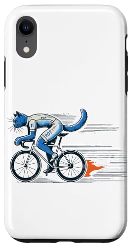 Katze auf Rennrad Design für Fahrradliebhaber Hülle für iPhone XR Katze auf Rennrad Design für Fahrradliebhaber Hülle für iPhone XR von Streetwear cyclist design for bike lovers