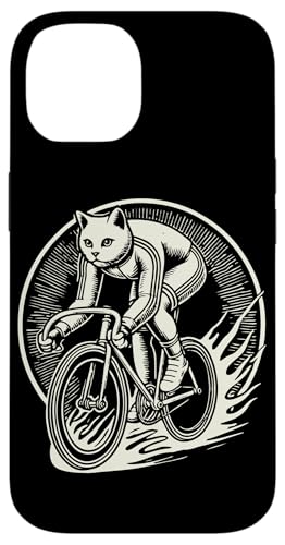 Katzen Fahrrad Design für Frauen mit Humor Hülle für iPhone 14 von Streetwear cyclist design for bike lovers