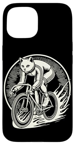Katzen Fahrrad Design für Frauen mit Humor Hülle für iPhone 15 von Streetwear cyclist design for bike lovers