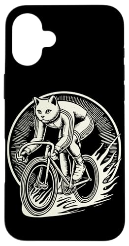 Katzen Fahrrad Design für Frauen mit Humor Hülle für iPhone 16 Plus von Streetwear cyclist design for bike lovers