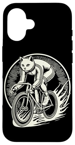 Katzen Fahrrad Design für Frauen mit Humor Hülle für iPhone 16 von Streetwear cyclist design for bike lovers
