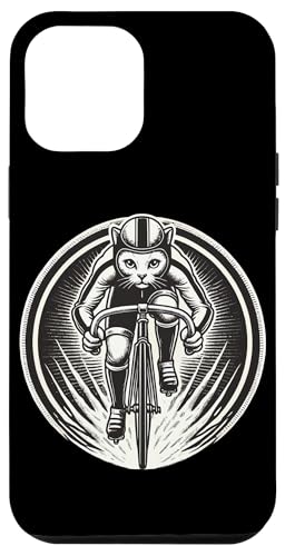 Sportliche Katze auf Fahrrad für Rennradfans Hülle für iPhone 12 Pro Max von Streetwear cyclist design for bike lovers