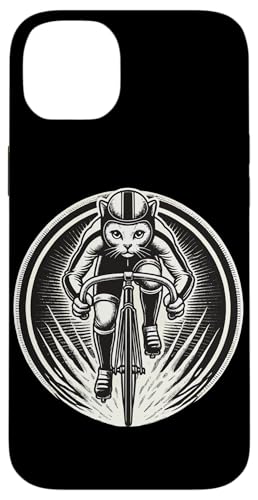Sportliche Katze auf Fahrrad für Rennradfans Hülle für iPhone 14 Plus von Streetwear cyclist design for bike lovers