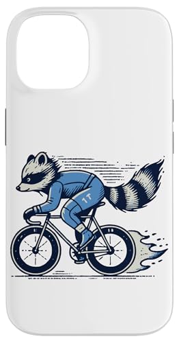 Witziger Waschbär auf Rennrad für Hobbyradler Hülle für iPhone 14 Witziger Waschbär auf Rennrad für Hobbyradler Hülle für iPhone 14 von Streetwear cyclist design for bike lovers