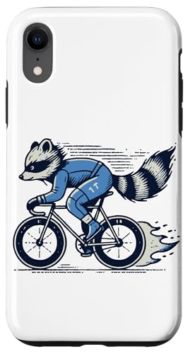 Witziger Waschbär auf Rennrad für Hobbyradler Hülle für iPhone XR Witziger Waschbär auf Rennrad für Hobbyradler Hülle für iPhone XR von Streetwear cyclist design for bike lovers