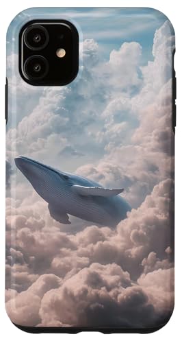 Fliegender Wal in Wolken Hülle für iPhone 11 von Stress Awareness Designs by Dennex