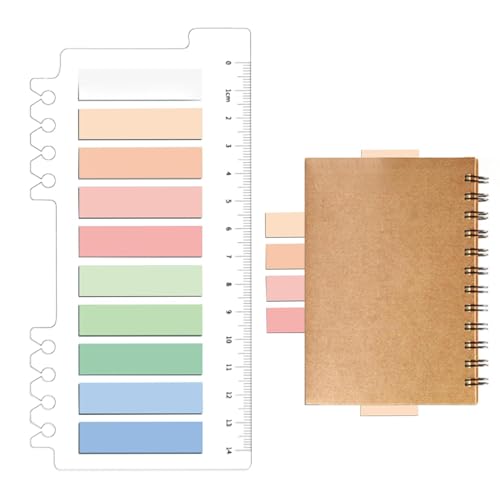 Streysisl Haftnotizen, Haftmarker | beschreibbare Klebemarker, 200 Stück, selbstklebende Seitenregister, verbessert das Leseerlebnis von Textstreifen für Schüler und Streysisl Haftnotizen, Haftmarker | beschreibbare Klebemarker, 200 Stück, selbstklebende Seitenregister, verbessert das Leseerlebnis von Textstreifen für Schüler und von Streysisl
