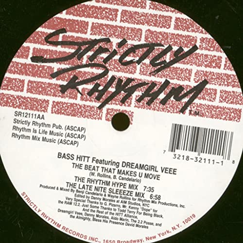 The Beat That Makes U Moves / U.K. One Day [Vinyl Single] von Strictly Rhythm