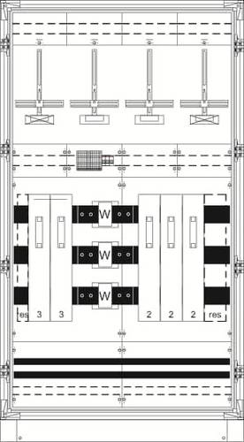 Striebel & John 2CPX032636R9999 KS4226 Zählerschrank Aufputz Inhalt 1St. von Striebel & John