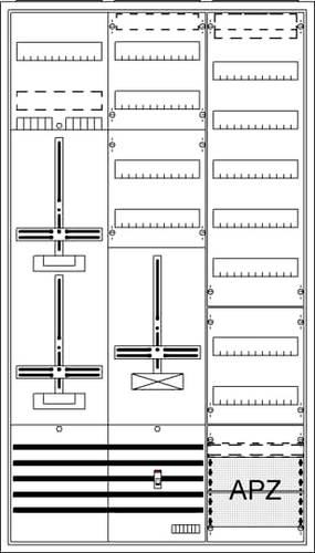 Striebel & John 2CPX054263R9999 DA39BY Komplettschrank Unterputz, Aufputz, teilversenkt Inhalt 1St. von Striebel & John