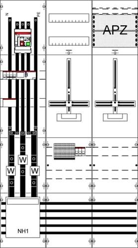 Striebel & John 2CPX056023R9999 WF39EW12 Mess- und Wandlerfeld Inhalt 1St. von Striebel & John