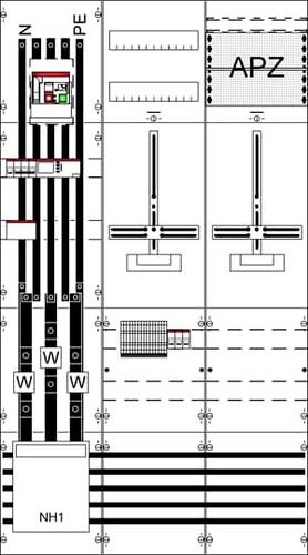 Striebel & John 2CPX056024R9999 WF39EW13 Mess- und Wandlerfeld Inhalt 1St. von Striebel & John