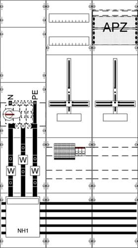 Striebel & John 2CPX056026R9999 WF39KW14 Mess- und Wandlerfeld Inhalt 1St. von Striebel & John