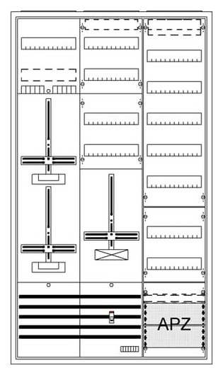 Striebel & John DA39BY Komplettschrank A39 2Z1S+2RE1V7A2 von Striebel&John